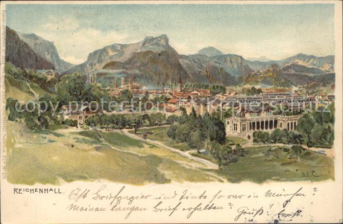 Bad Reichenhall Ottmar Zieher Verlag Nr. 1233 Litho