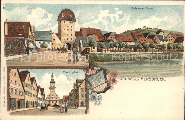 Hersbruck Unteres Thor Marktplatz