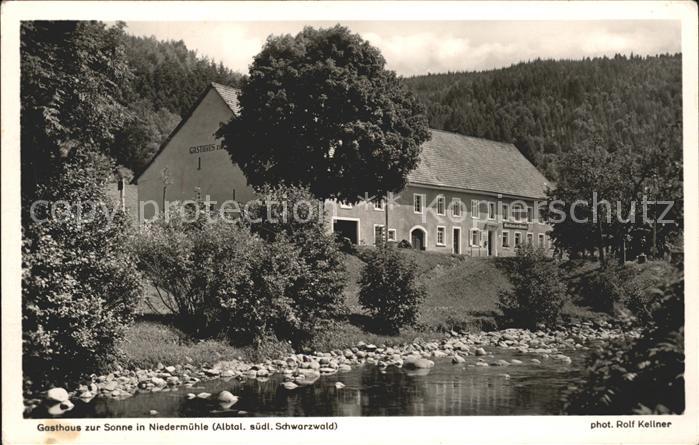 Niedermuehle Schwarzwald Gasthaus zur Sonne