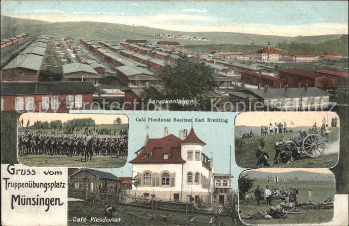 Muensingen Truppenuebungsplatz Cafe Plesdonat Barackenlager