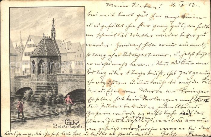 Calw Brueckenkapelle