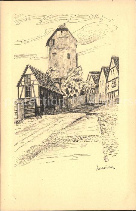 Calw Der Lange Gefaenginsturm im Zwinger