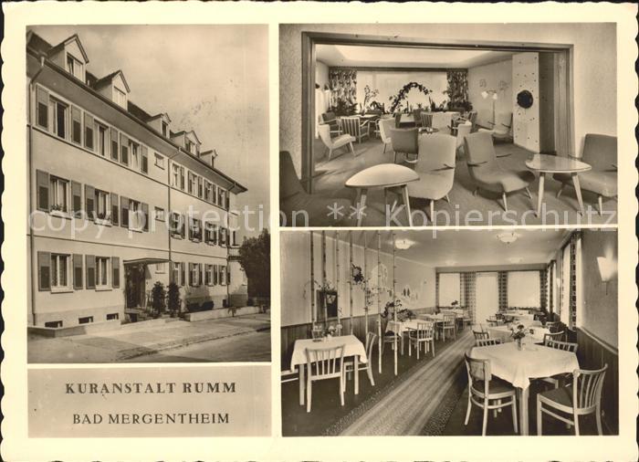 Bad Mergentheim Kuranstalt Rumm
