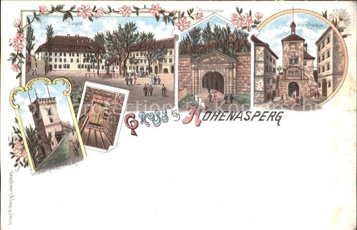 Hohenasperg Burghof Festungstor