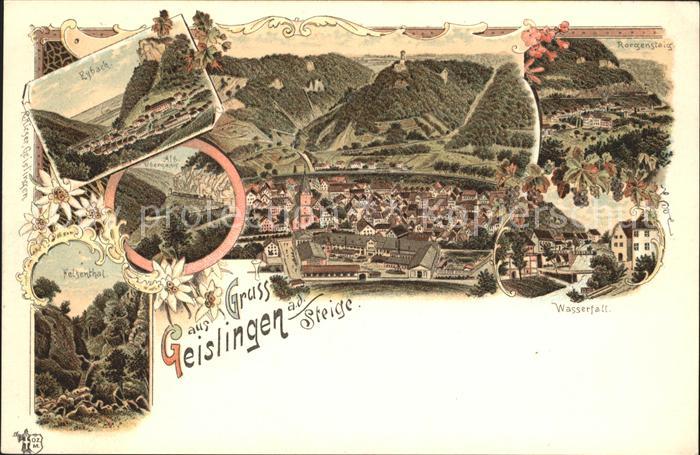 Geislingen Steige Lyback Wasserfall Felsenthal