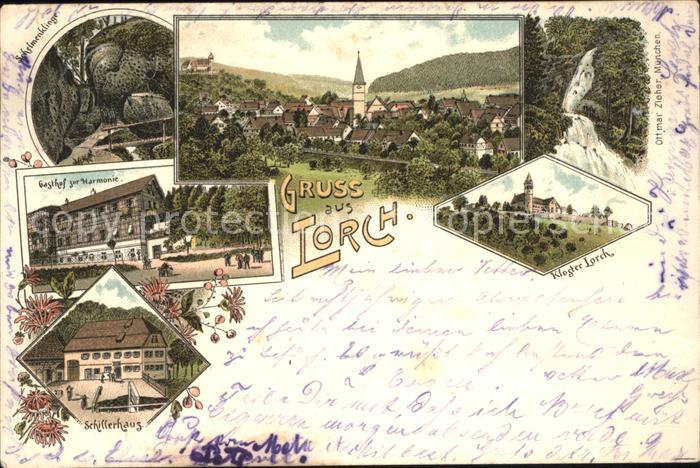 Lorch Wuerttemberg Gasthof zur Harmonie Schillerhaus Kloster Lorch