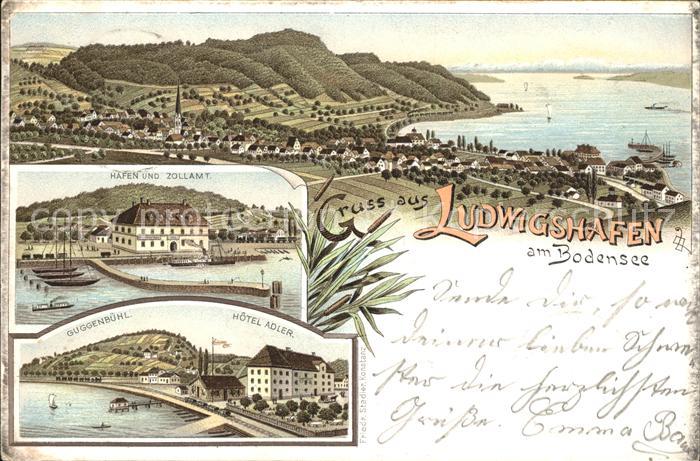 Ludwigshafen Bodensee Hafen Zollamt Guggenbuehl Hotel Adler