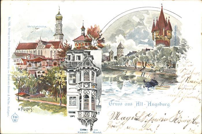 Augsburg Ulrichskirche Fuenfgradthurm