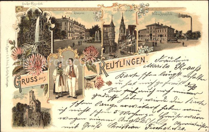 Reutlingen Hotel Kronprinz Ob. Wilhelmsstrasse Uracher Wasserfall