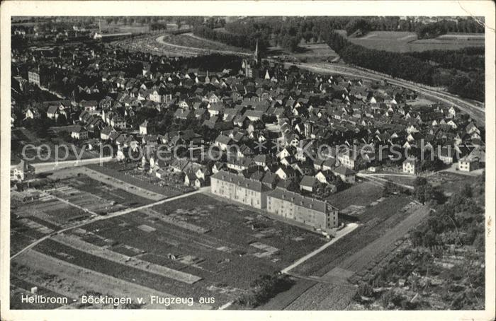 Heilbronn Neckar Fliegeraufnahme