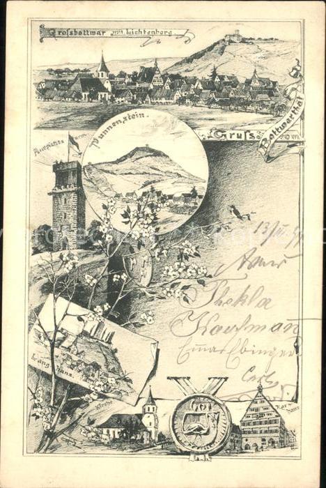 Grossbottwar Lichtenburg Aussichtturm Wunnenstein