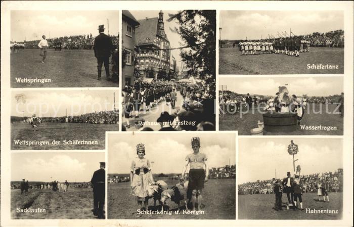 Markgroeningen Wassertragen Schaeferlanz Wettspringen Sacklaufen