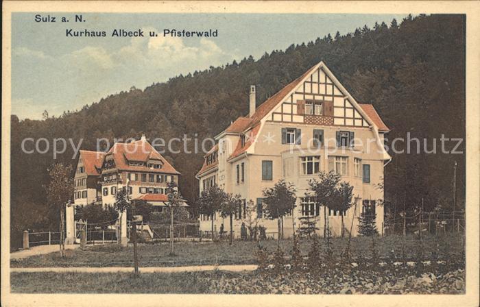 Sulz Neckar Kurhaus Albeck Pfisterwald