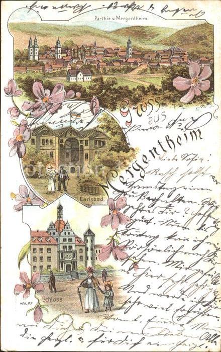 Bad Mergentheim Partie mergentheim Karlsbad Schloss