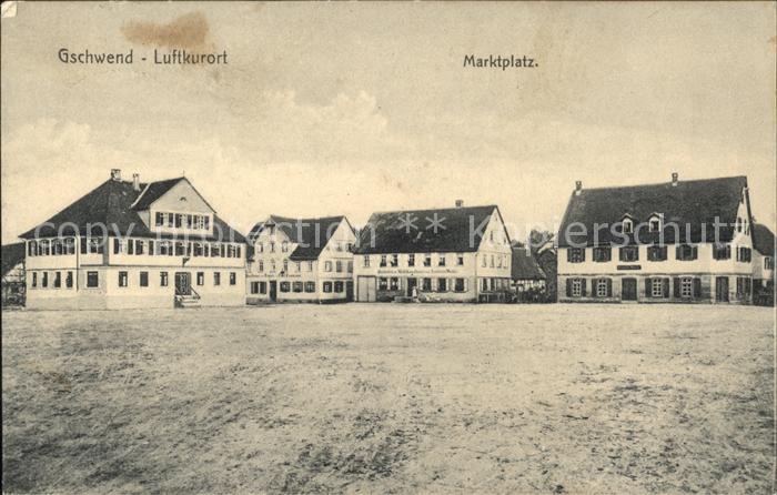 Gschwend Gaildorf Marktplatz