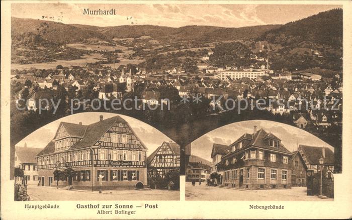 Murrhardt Gasthof zur Sonne Haupt- Nebengebaeude