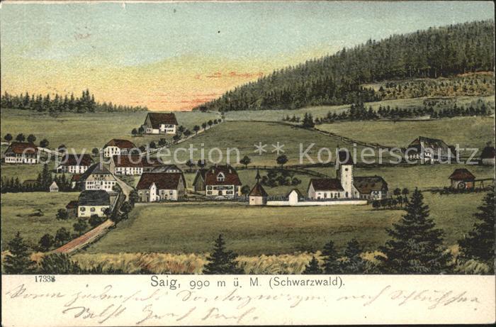 Saig Schwarzwald Litho