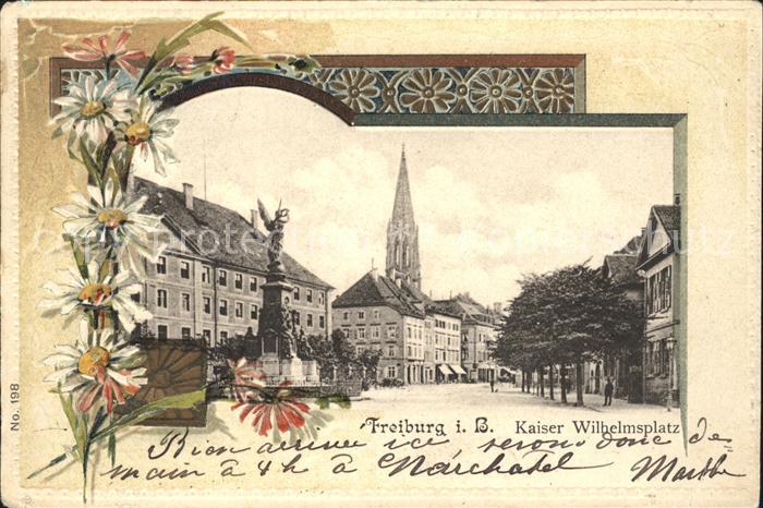 Freiburg Breisgau Kamileblume Kaiser Wilhelmsplatz