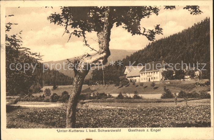 St Blasien Unter-Kutterau Gasthaus z. Engel