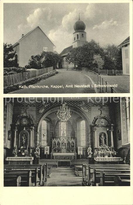 Neustadt Schwarzwald Kath. Pfarrkirchen Kappel Amt