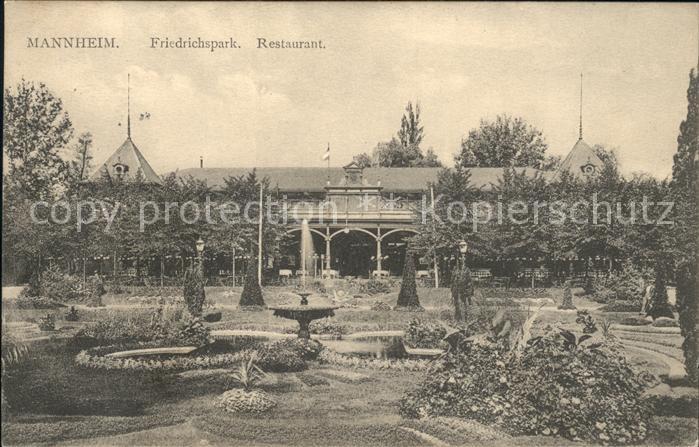 Mannheim Friedrichspark Restaurant