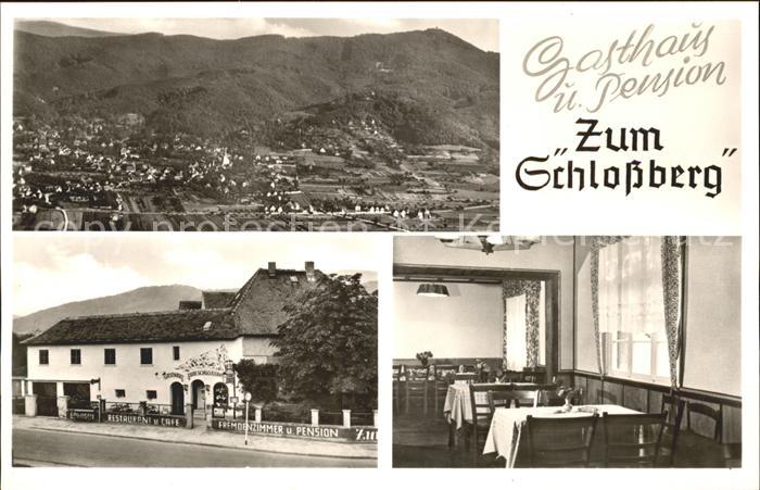 Alsbach Bergstrasse Gasthaus Pension zum Schlossberg