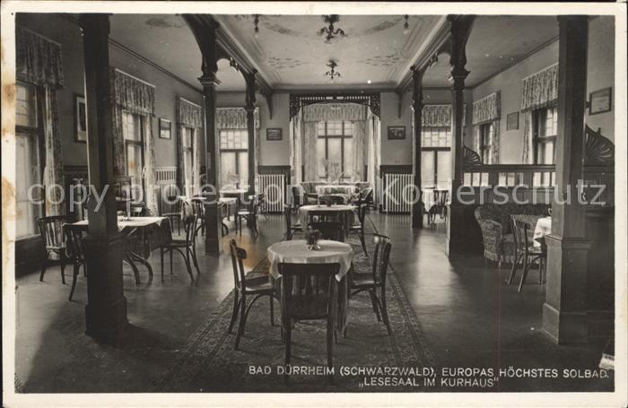 Bad Duerrheim Kurhaus Lesesaal