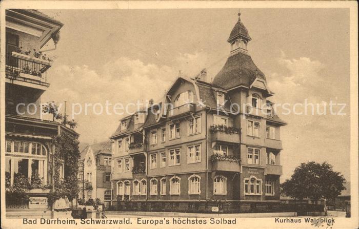 Bad Duerrheim Kurhaus Waldblick
