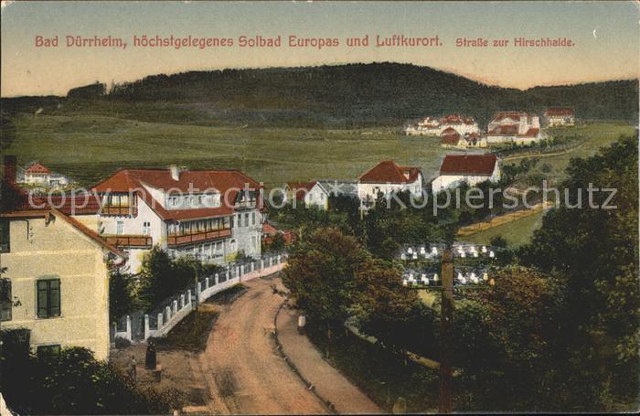 Bad Duerrheim Strasse zur Hirschhalde