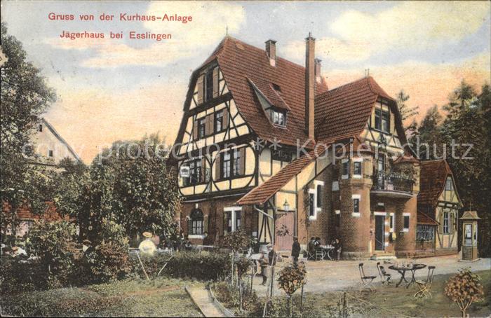 Esslingen Neckar Kurhausanlage Jaegerhaus