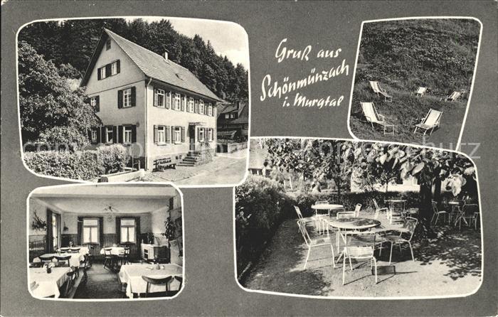 Schoenmuenzach Gasthaus Pension zum gruenen Wald
