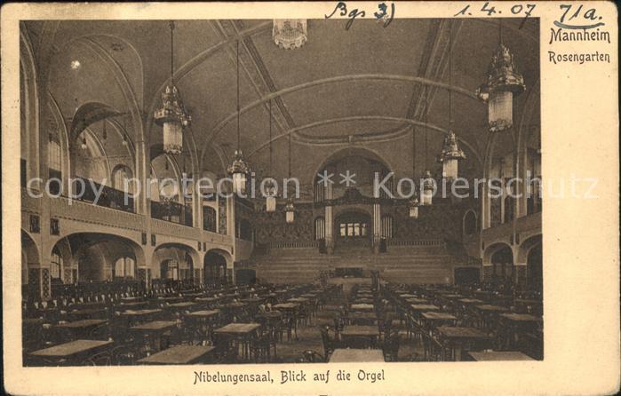 Manheim Niebelungensaal Rosengarten