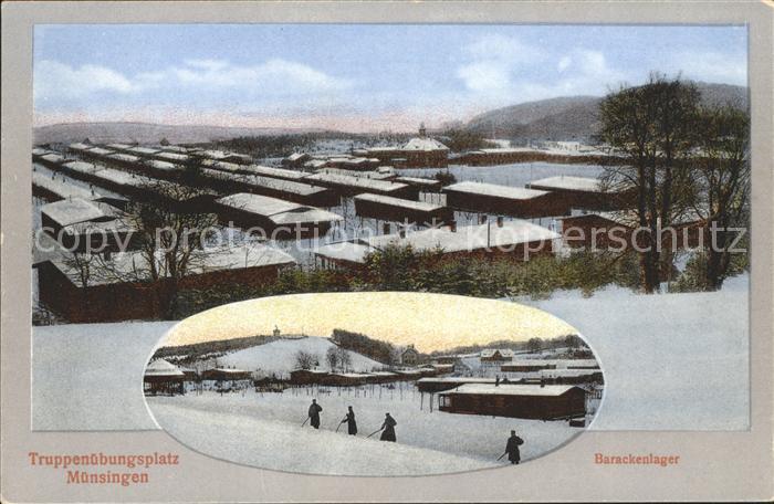 Muensingen Truppenuebungsplatz Barackenlage