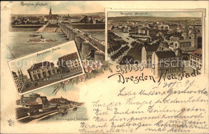 Dresden Neustadt Markt Italienisches Doerfchen