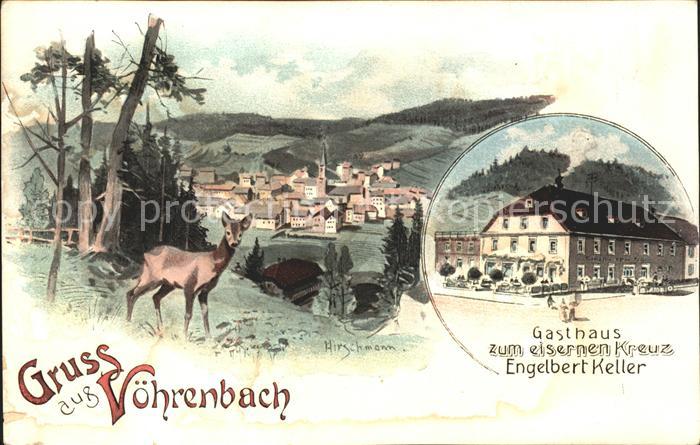 Voehrenbach Gasthaus zum eisernen Kreuz Engelbert Keller