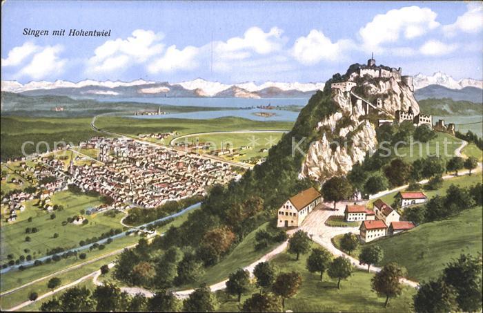 Singen Hohentwiel Kuenstlerkarte