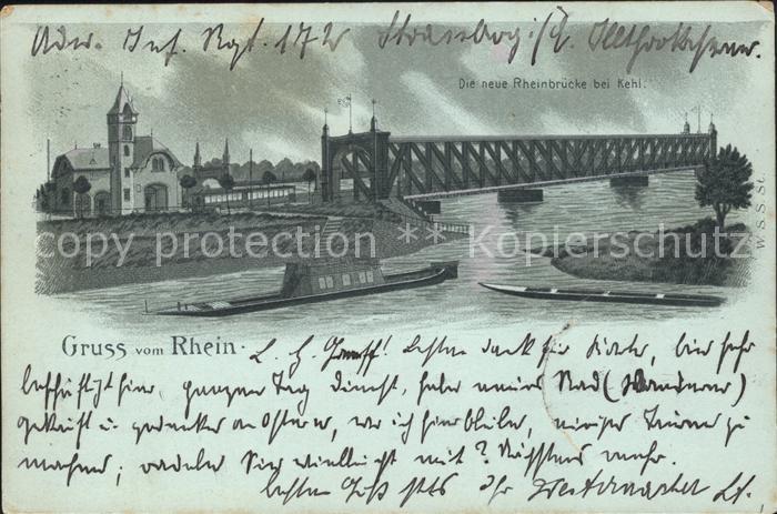 Kehl Rhein Neue Rheinbruecke