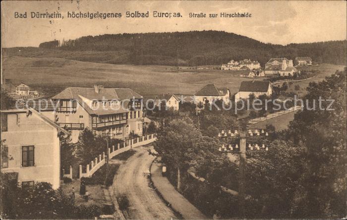 Bad Duerrheim Solbad Strasse zur Hirschhalde