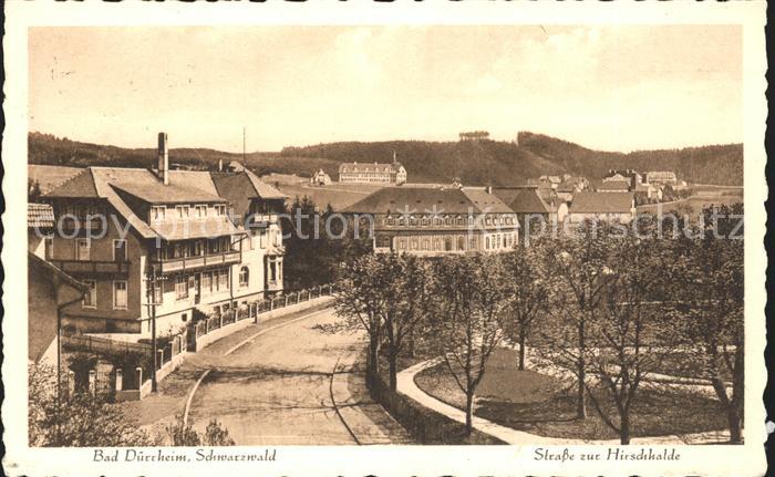 Bad Duerrheim Strasse zur Hirschhalde
