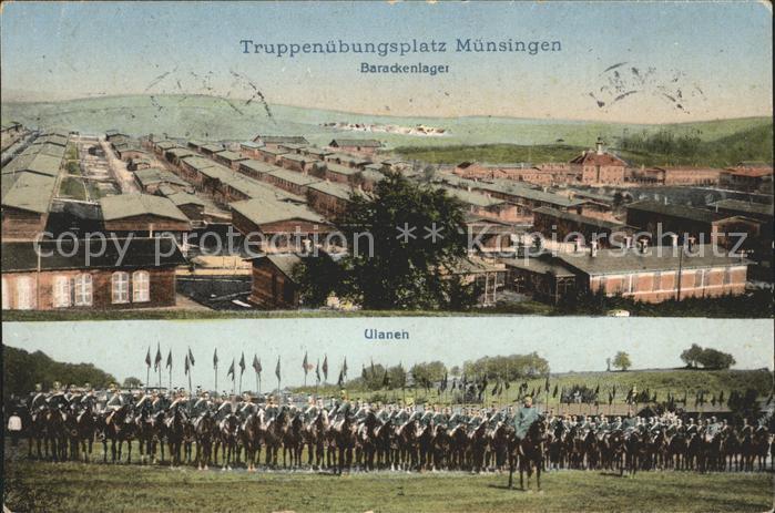 Muensingen Truppenuebungsplatz Barackenlage