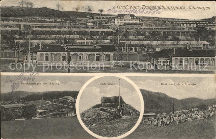 Muensingen Truppenuebungsplatz Barackenlage