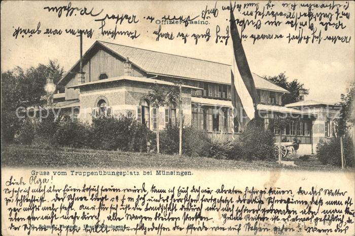 Muensingen Truppenuebungsplatz Barackenlage