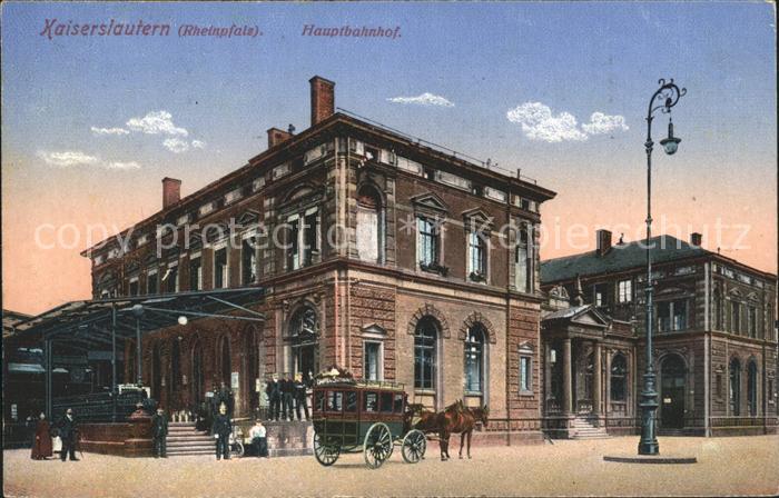 Kaiserslautern Hauptbahnhof Pferdekutsche