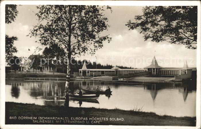 Bad Duerrheim Solbad Salinensee Strandbad