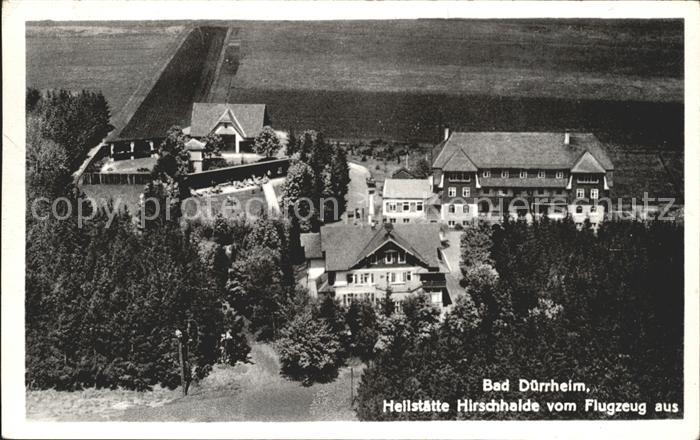 Bad Duerrheim Fliegeraufnahme Heilstaette Hirschhalde