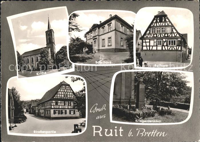 Ruit Bretten Rathaus Kriegerdenkmal