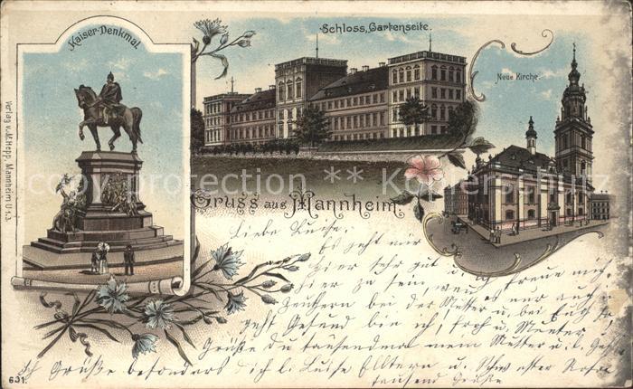 Mannheim Schloss Kaiserdenkmal