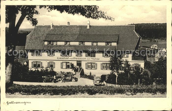 Hallwangen Gasthaus Pension zur Muehle Autos