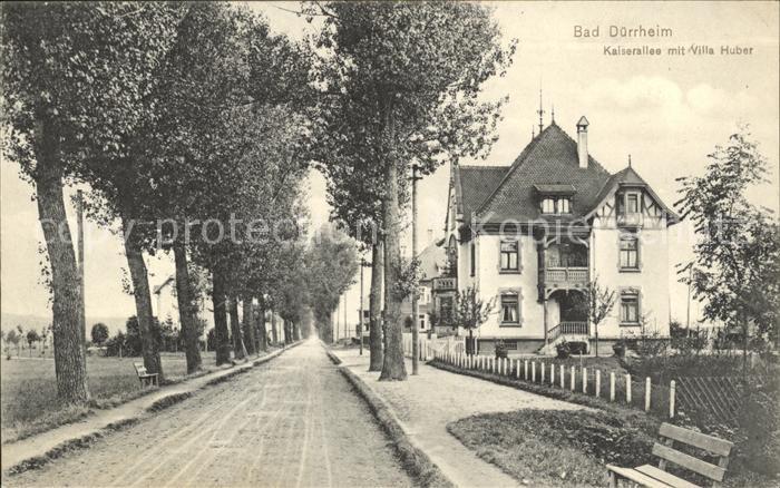 Bad Duerrheim Kaiserallee mit Villa Huber