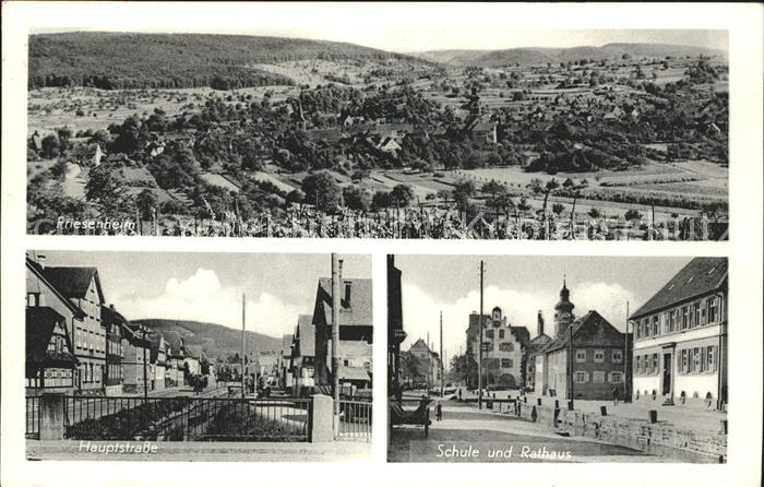 Friesenheim Baden Schule Rathaus Hauptstrasse